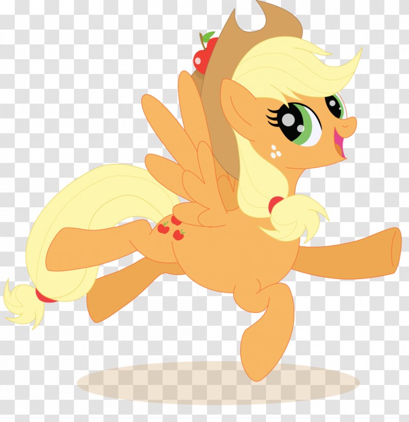 Applejack Pony Rainbow Dash Pinkie Pie Horse - Like Mammal - Pegasus Transparent PNG