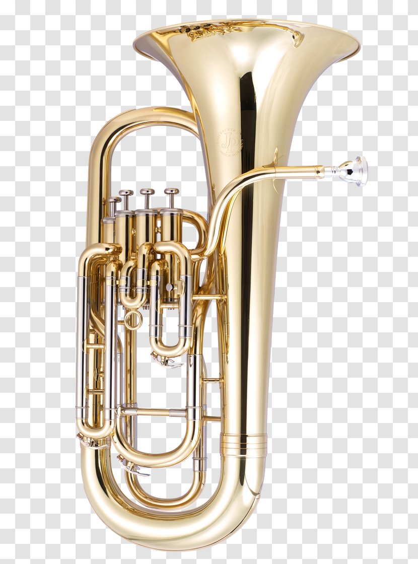 Saxhorn Euphonium Musical Instruments Trumpet Brass - Flower Transparent PNG