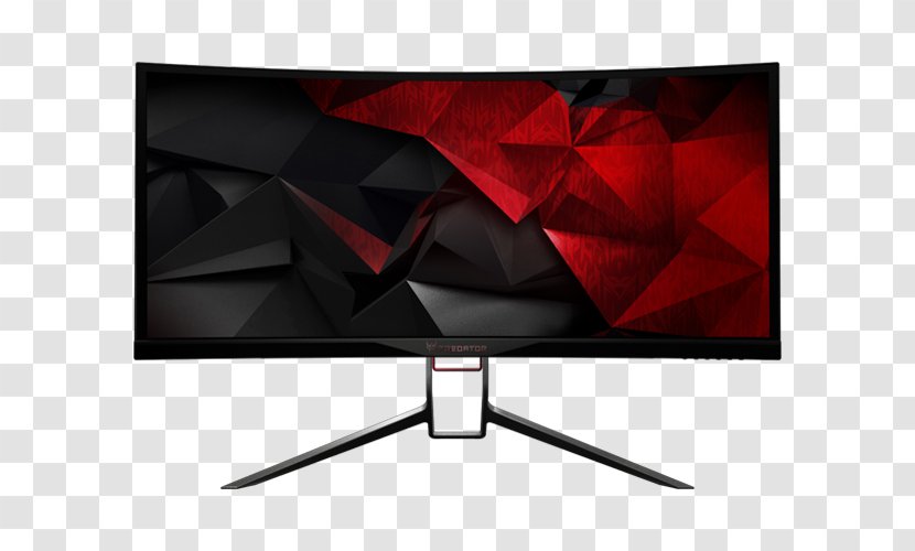 Predator X34 Curved Gaming Monitor Computer Monitors 21:9 Aspect Ratio Nvidia G-Sync Refresh Rate - Asus Rog Swift Pg8q - Technology Transparent PNG