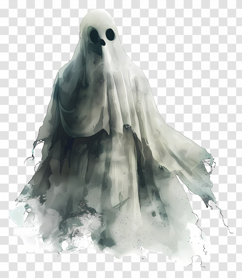 Halloween Ghost - Ghostly Figure Transparent PNG