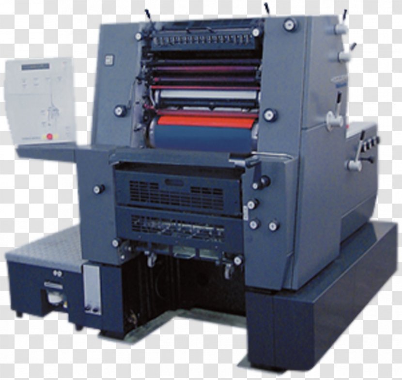 Machine Printing Press Printer Flexography - Offset Transparent PNG