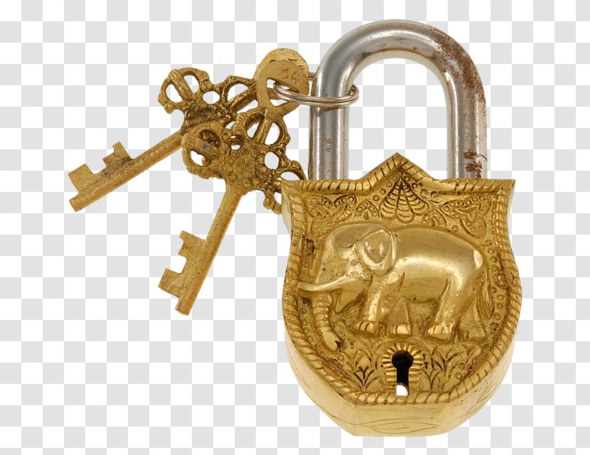 Padlock Lock Puzzle Brass Transparent PNG