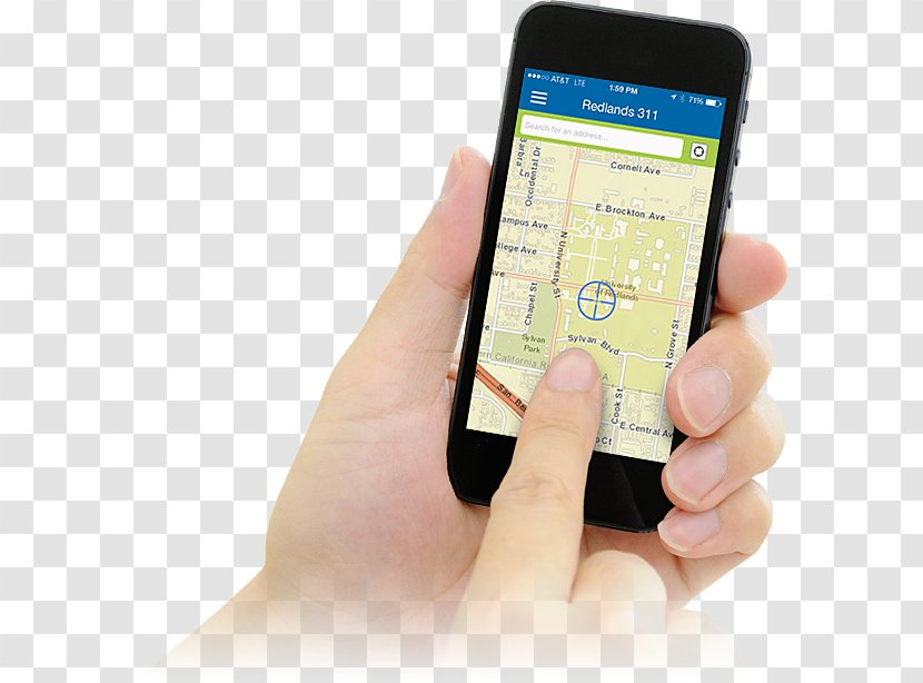 Smartphone ArcGIS Esri Map Organization - Finger Transparent PNG