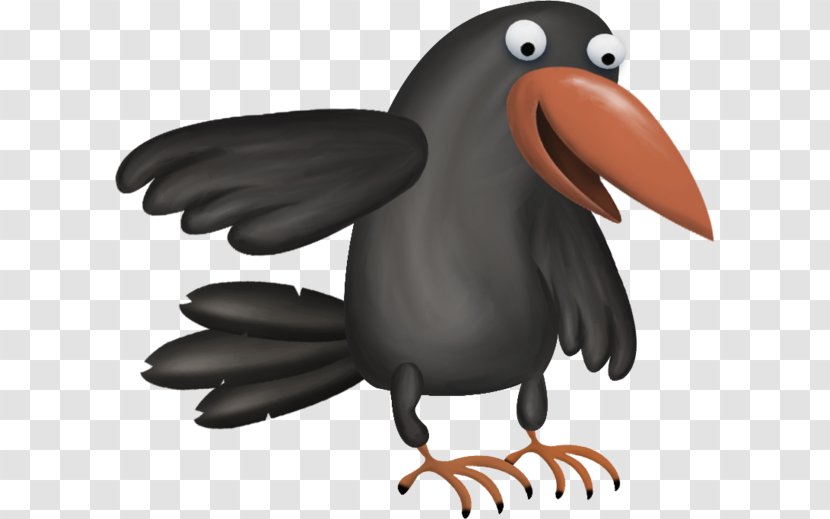Crows Bird Penguin - Cartoon - Black Crow Transparent PNG