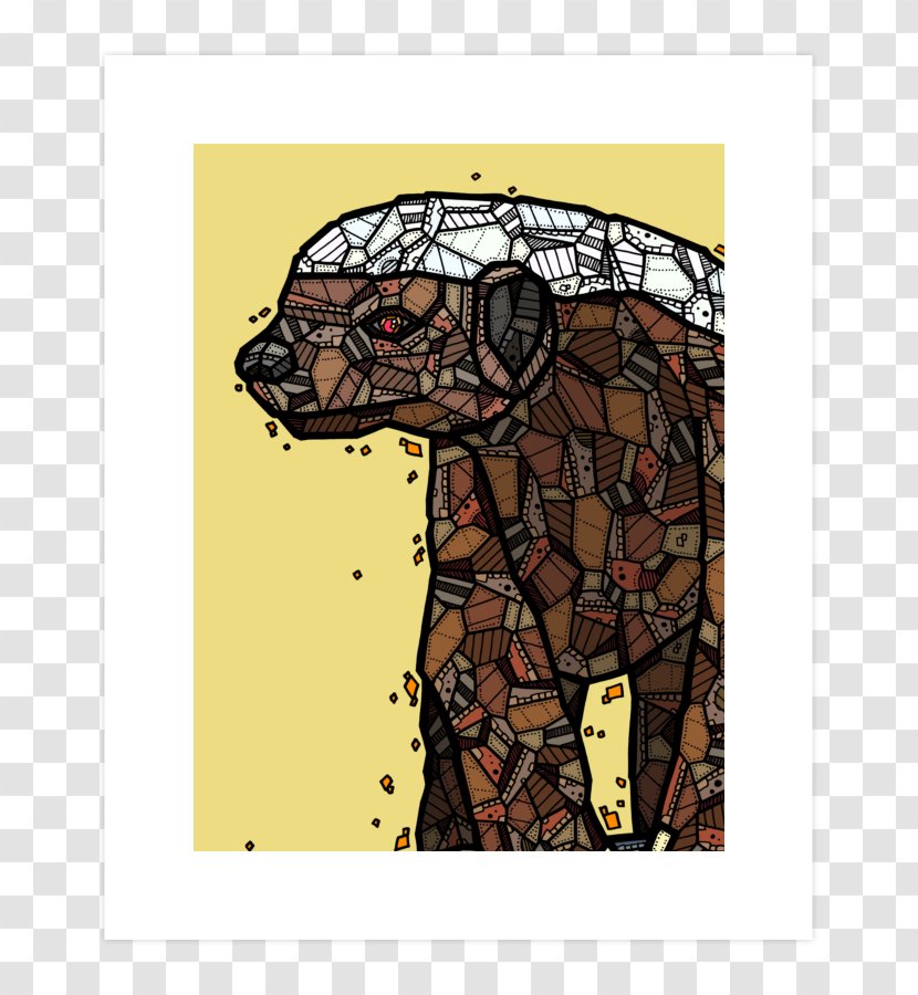 Mammal Illustration Poster Animated Cartoon Character - Aac Honey Badger Transparent PNG