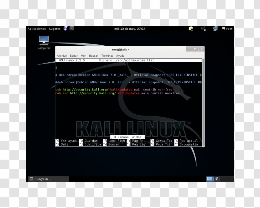 Debian Software Package Kali Linux Computer - Manager Transparent PNG
