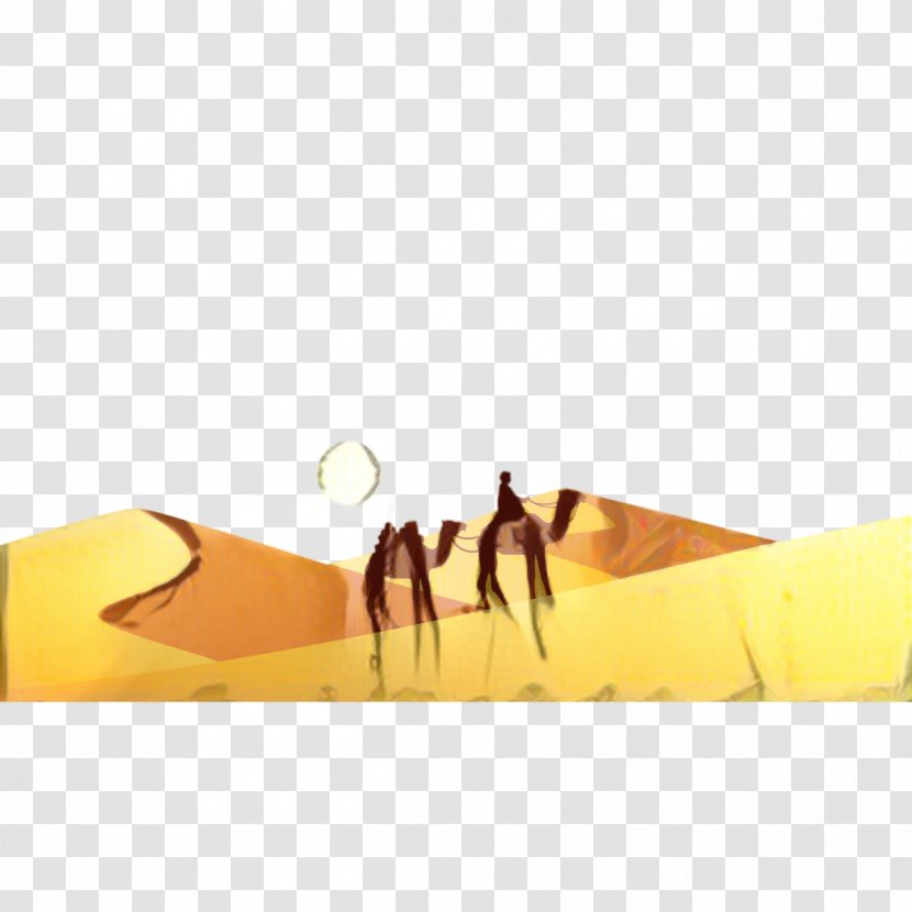 Yellow Background - Landscape - Brown Transparent PNG