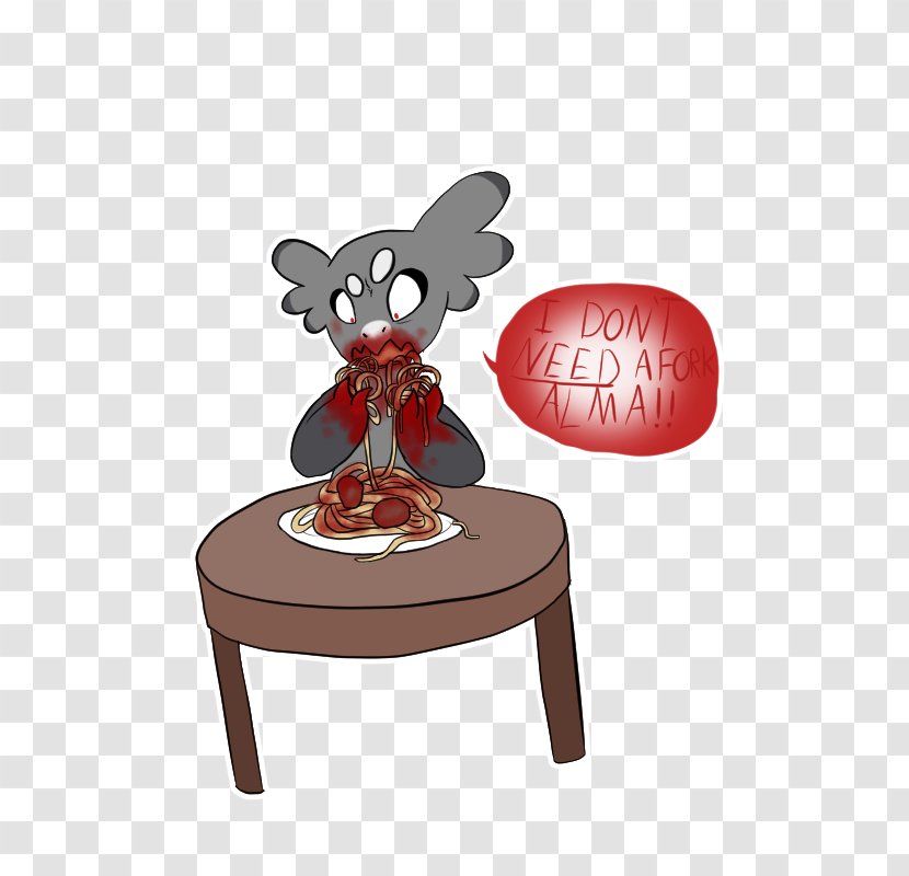 Animal Animated Cartoon - Furniture - Fork With Spaghetti Transparent PNG