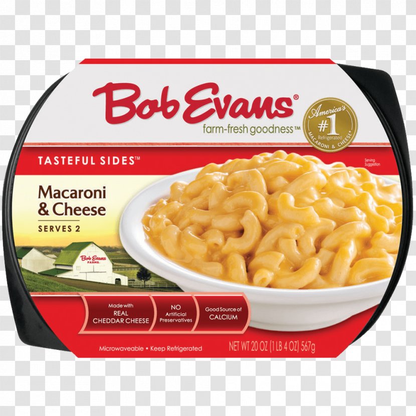 Macaroni And Cheese Mashed Potato Pasta Bob Evans Side Dish - Cuisine - Mac Transparent PNG