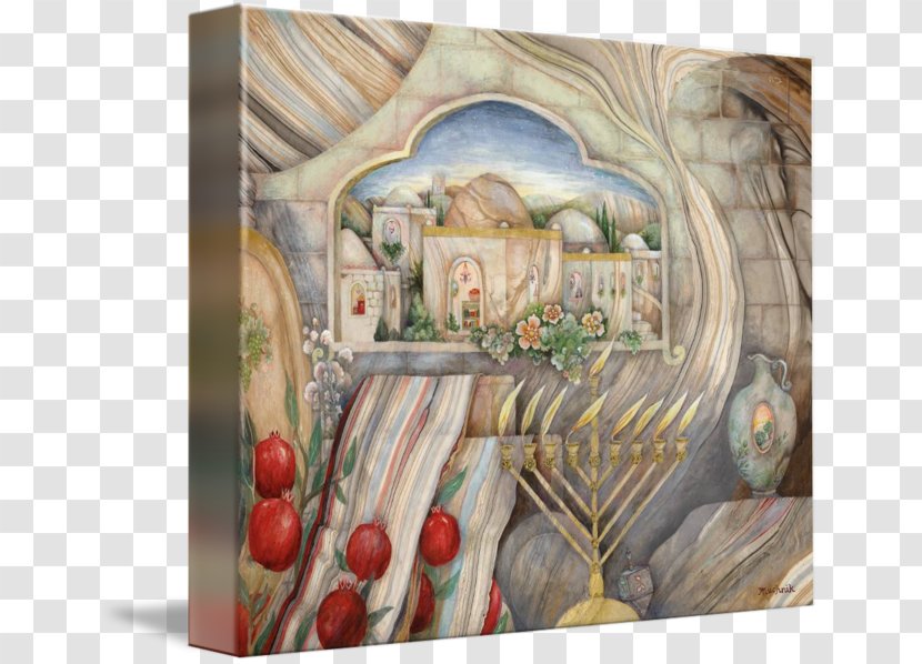 Still Life Gallery Wrap Canvas Art Hanukkah - Painting - Chanukah Iv Transparent PNG