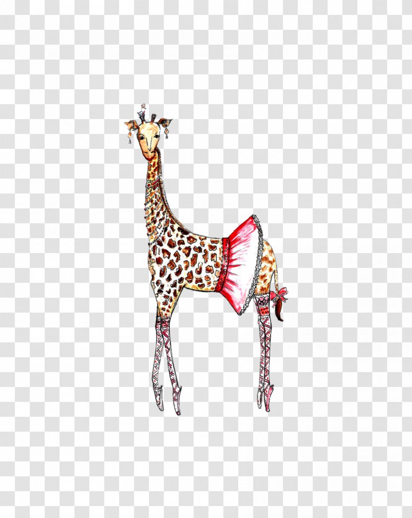 Northern Giraffe Deer Icon - Beautiful Cute Cartoon Animal Transparent PNG