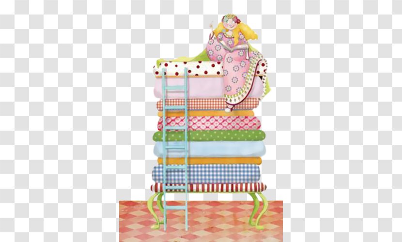 The Princess And Pea Village Playbox Illustration - Haddon Heights - Cartoon Of Transparent PNG