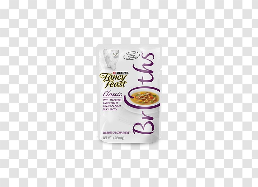 Fancy Feast Broths Creamy Cat Wet Food Gourmet Vegetable - Ingredient Transparent PNG