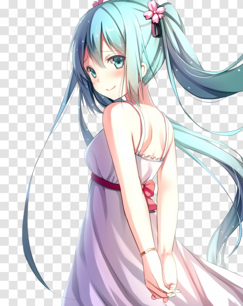 Hatsune Miku: Project DIVA 2nd Vocaloid Kagamine Rin/Len Megurine Luka - Flower - Miku Transparent PNG