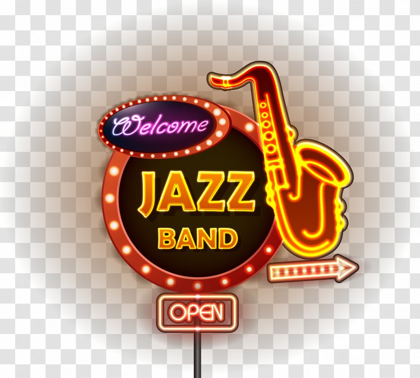 New Orleans Jazz & Heritage Festival Club Bar - Watercolor - Colorful Cartoon Road Sign Transparent PNG