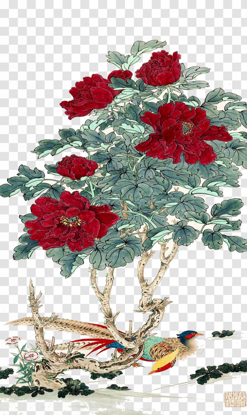 Garden Roses Moutan Peony Floral Design Google Images - Comparison Shopping Website Transparent PNG