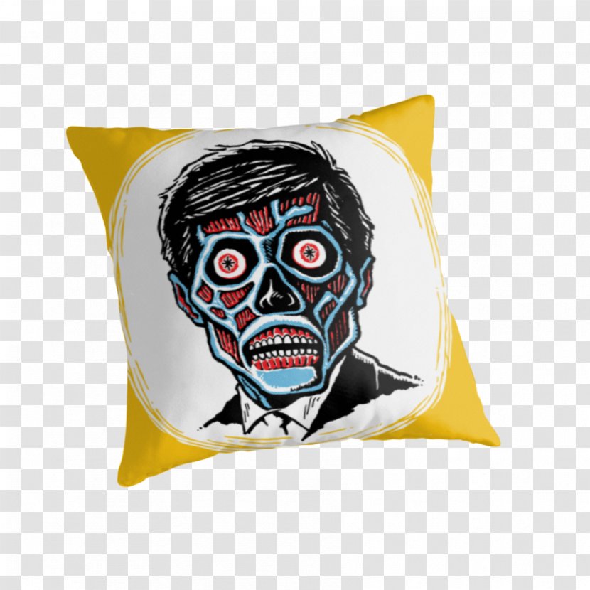Cushion Throw Pillows Skull Font - Textile - Pillow Transparent PNG