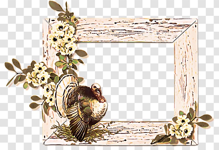 Thanksgiving Day Frame - Scrap - Bird Rectangle Transparent PNG