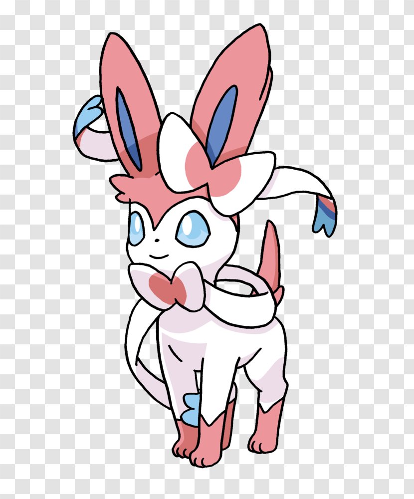 Pokémon X And Y Sylveon Eevee - Heart Transparent PNG