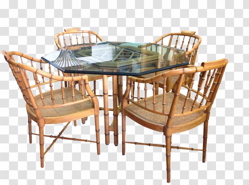 Table Chair Dining Room Cane Furniture - Matbord Transparent PNG
