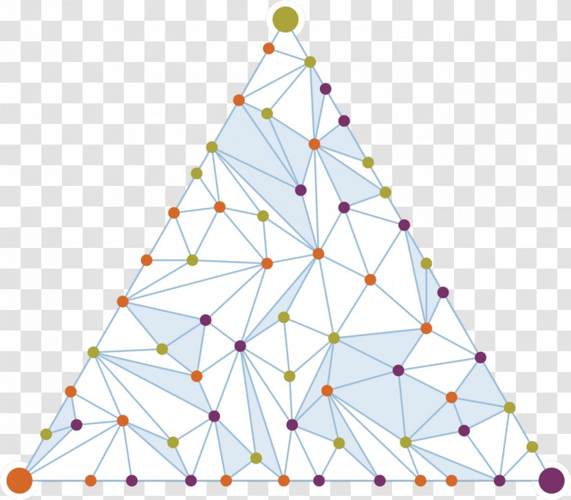 Triangle Sperner's Lemma Vertex Triangulation Edge - Cevian Transparent PNG