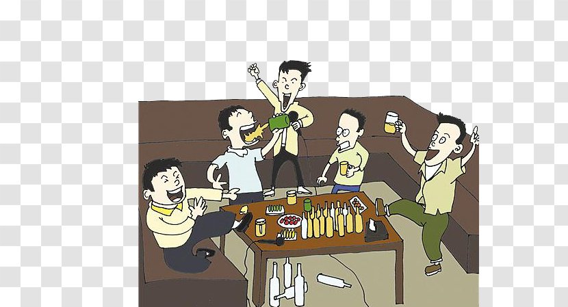 Restaurant Alcoholic Drink Dining Room - Friends Party Scene Transparent PNG