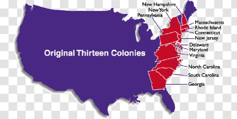 Thirteen Colonies United States Massachusetts Bay Colony Plymouth British Empire Transparent PNG
