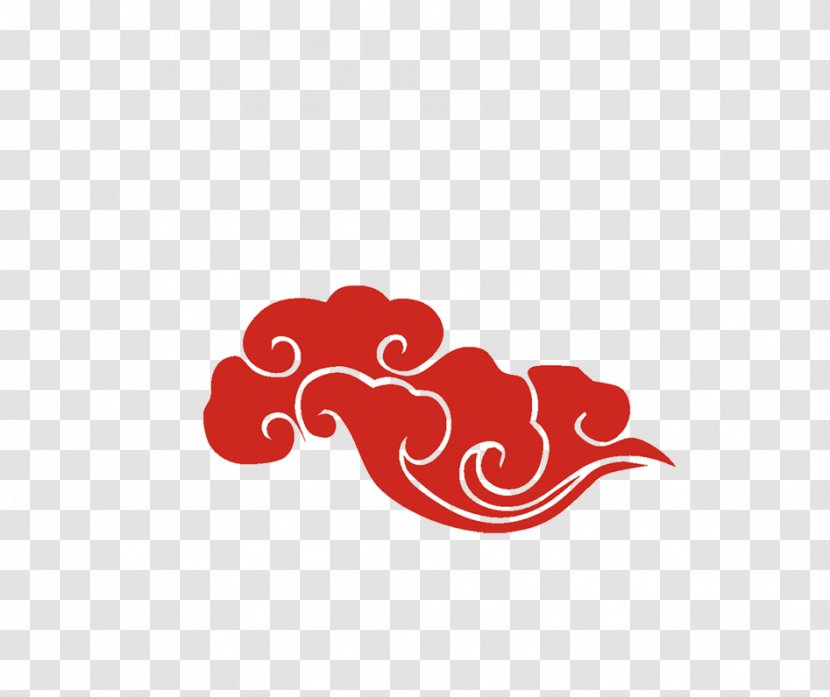 China Language Cloud Computing Chinese New Year - Southern Min - Beautiful Style Clouds Transparent PNG