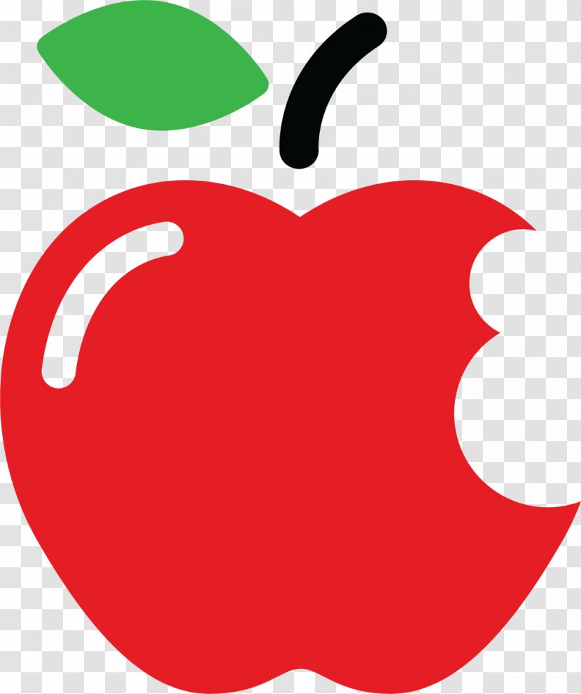 Clip Art Vector Graphics Illustration Image - Logo - Eat A Red Apple Day Transparent PNG