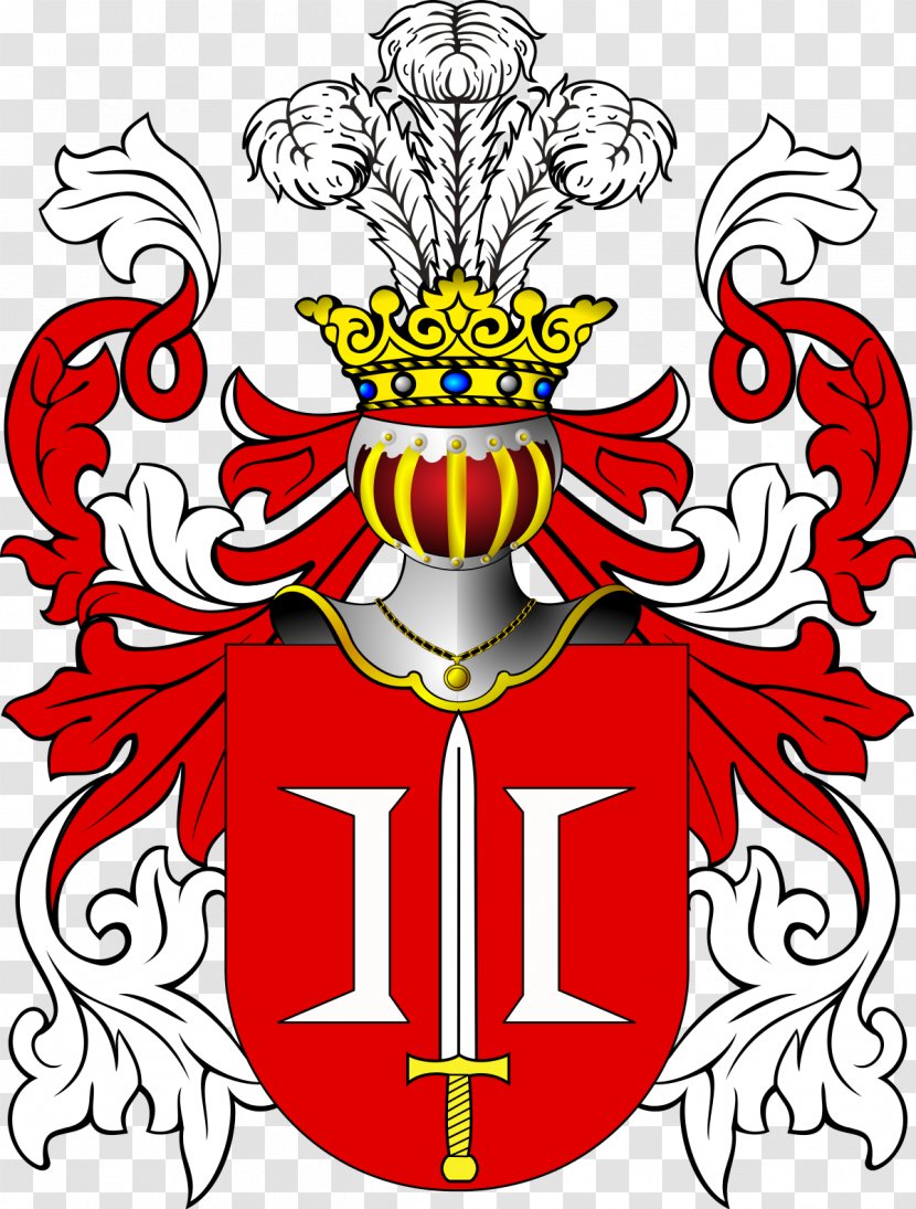 Poland Crest Cholewa Coat Of Arms Chludziński - Artwork - Herby Szlachty Polskiej Transparent PNG