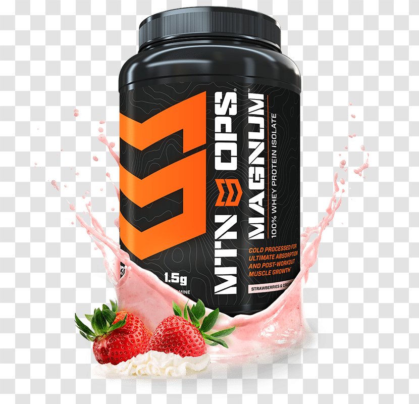 Dietary Supplement Whey Protein Isolate Bodybuilding - Health - Strawberry Transparent PNG