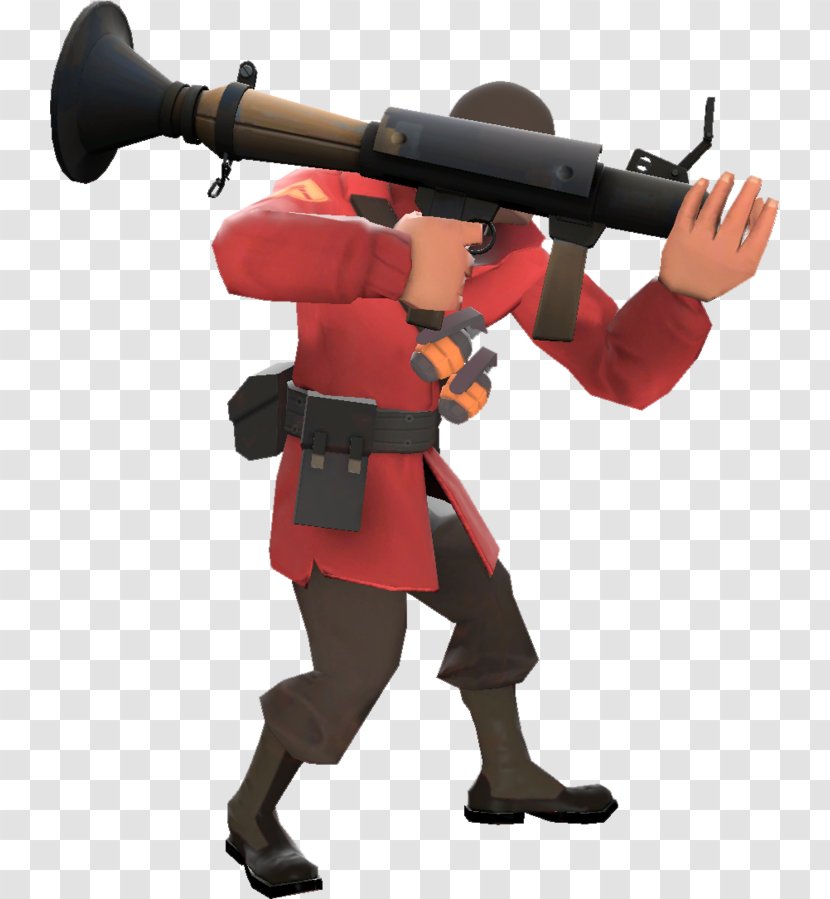 Team Fortress 2 Rocket Launcher Soldier Jumping Source SDK - Multiple Transparent PNG