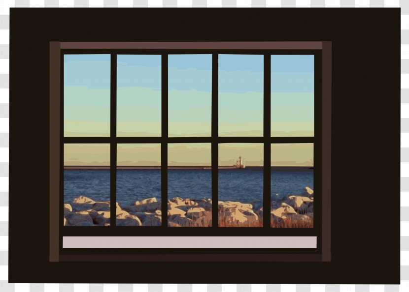 Window Ocean Clip Art - Coast Transparent PNG