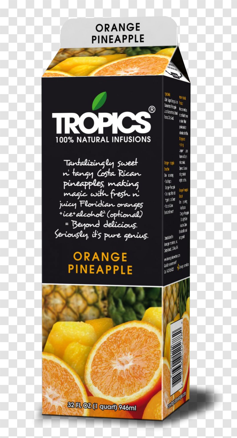 Piña Colada Cocktail Smoothie Orange Juice - Citrus Transparent PNG