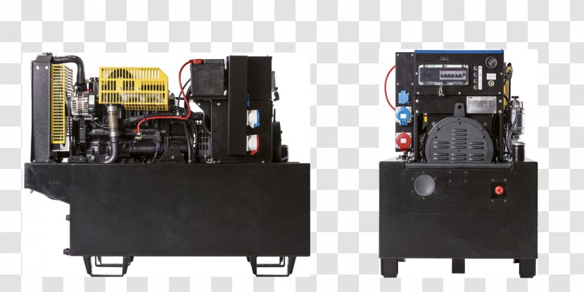 Diesel Generator Electric Volt-ampere Emergency Power System Station - Engine - Voltampere Transparent PNG