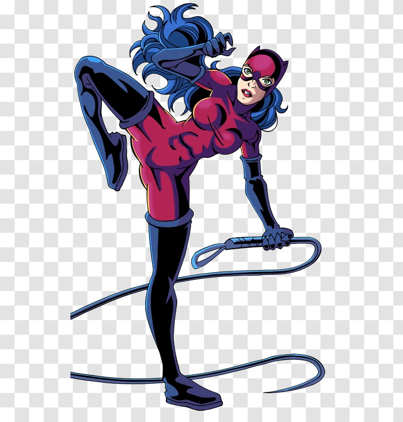 Catwoman Supervillain Comics Cartoon Clip Art - Headgear Transparent PNG