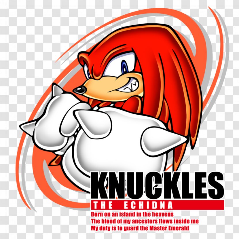 Knuckles The Echidna Amy Rose Tikal Sonic Adventure & - Frame - Male Bloody Transparent PNG