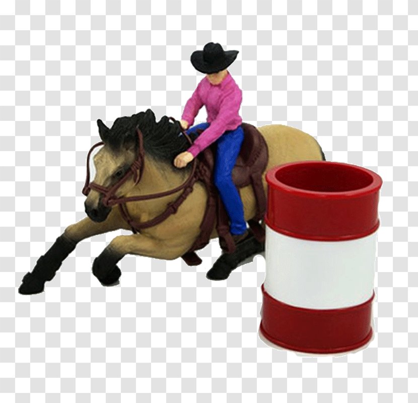 Horse Toy Barrel Racing Calf Cattle - Bull Riding - Hand-painted Transparent PNG