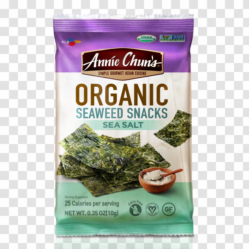 Organic Food Snack Laver Flavor - Salt Transparent PNG