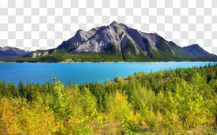 Banff Maligne Lake Moraine Abraham - 4k Resolution - Alberta, Canada Ten Transparent PNG