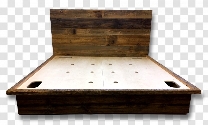 Table Platform Bed Reclaimed Lumber Furniture - Box Transparent PNG
