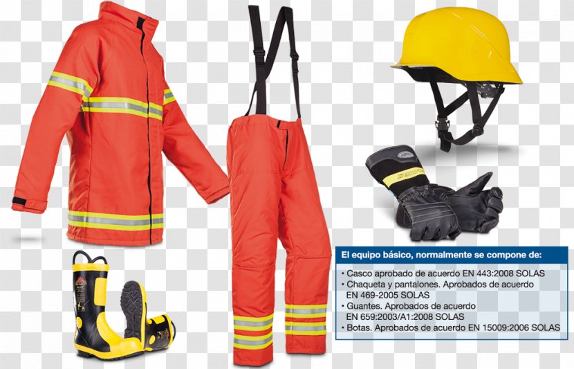 Fireproofing Outerwear Personal Protective Equipment Firefighter Suit Transparent PNG