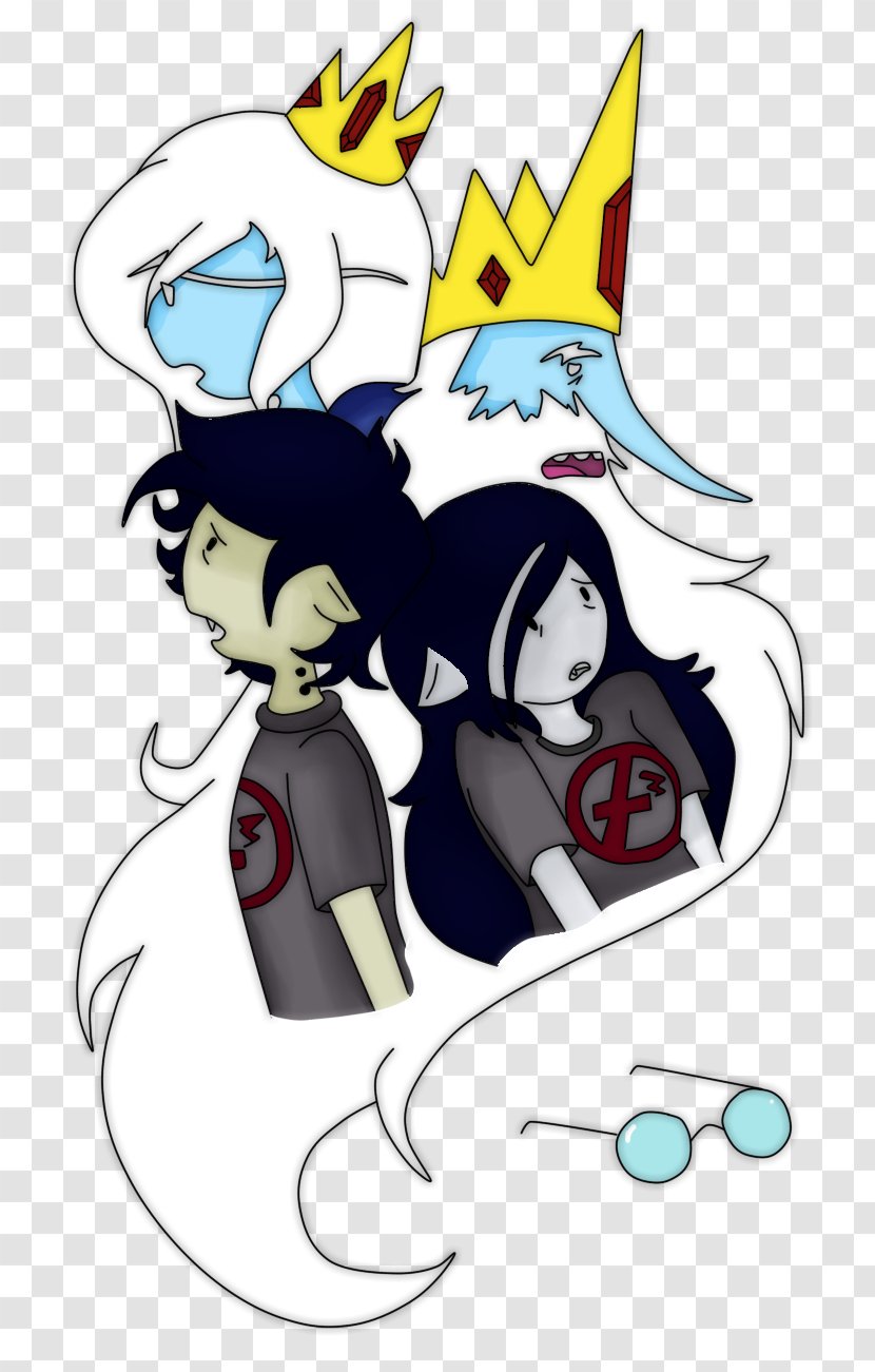 Marceline The Vampire Queen Ice King Finn Human Drawing - Flower Transparent PNG