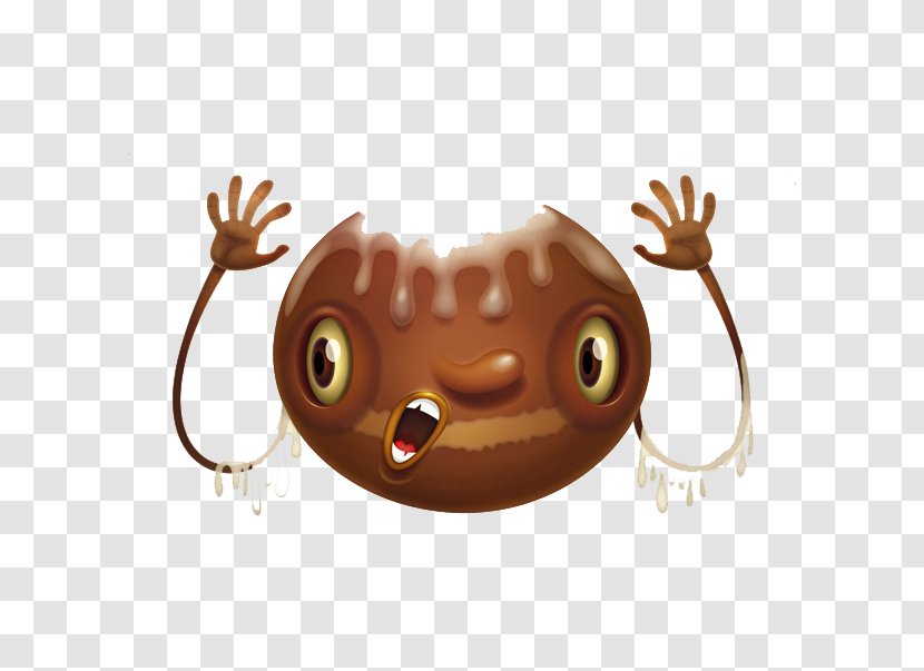Donuts Fat Thursday Illustration - Simple Chocolate Beans Transparent PNG