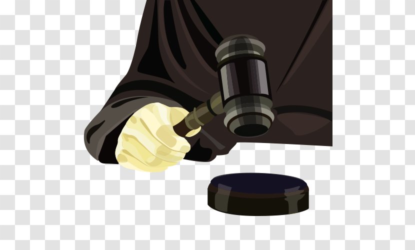 Judge Court Dress Gavel - Legal Hammer Transparent PNG