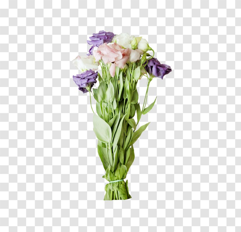 Flower Bouquet - Lavender - Hand-painted Of Flowers Transparent PNG