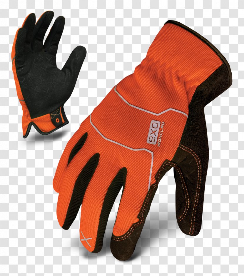 Glove High-visibility Clothing Ironclad Performance Wear Warship - Personal Protective Equipment - Cmyk Transparent PNG