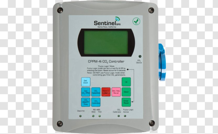 Carbon Dioxide Sensor Regulator System Electronics - Electronic Component Transparent PNG