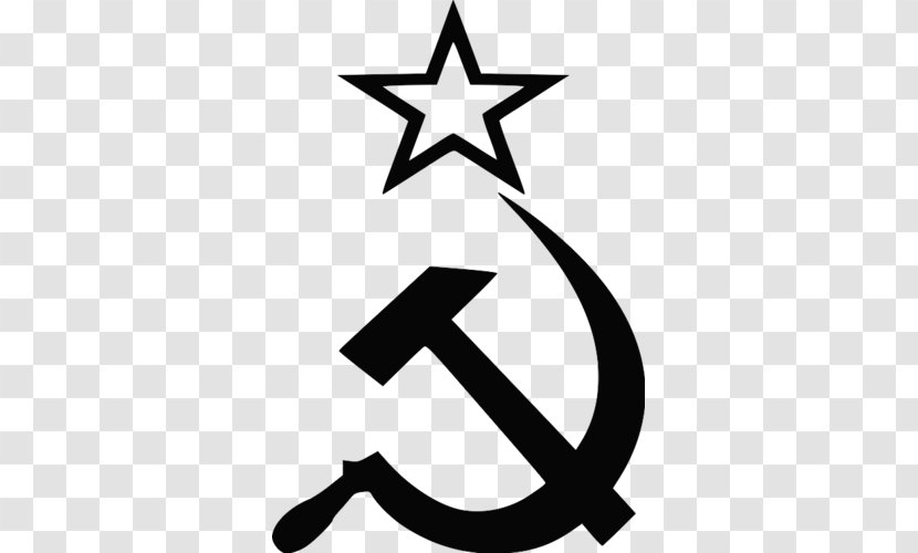 Hammer And Sickle Soviet Union Communism Clip Art - Flag Of The Transparent PNG