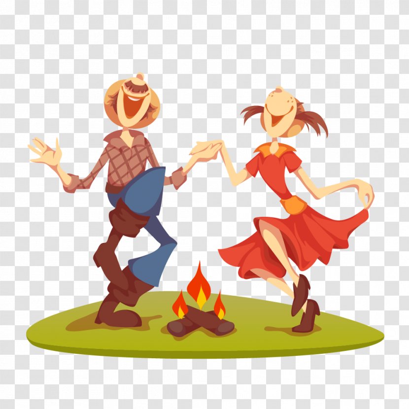 Festa Junina Vector Graphics Dance Illustration - Fictional Character - Beside Transparent PNG